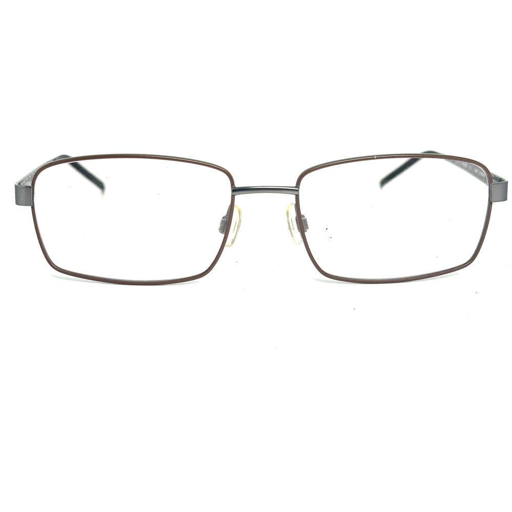Cole Haan Men's Eyeglasses Brown Rectangular Metal Frame CH4013 210 H13805